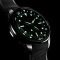 Atelier GMT24 M1a 40mm - Black on Rubber Strap