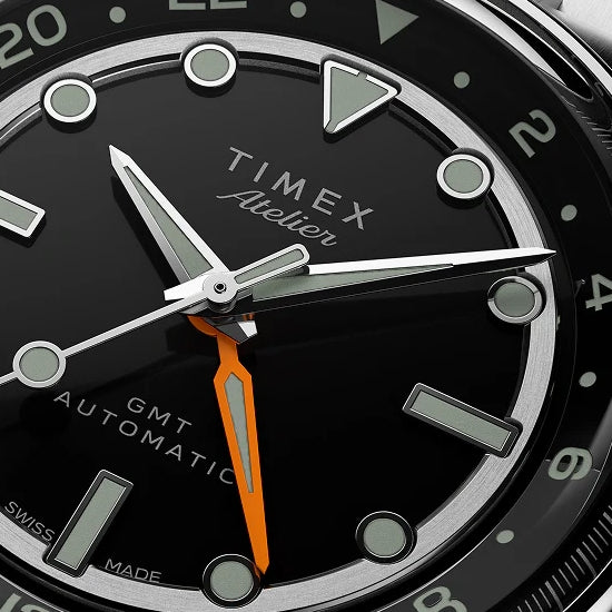 Atelier GMT24 M1a 40mm - Black on Rubber Strap