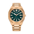 Odyn Gold PVD 41mm - Green on Bracelet