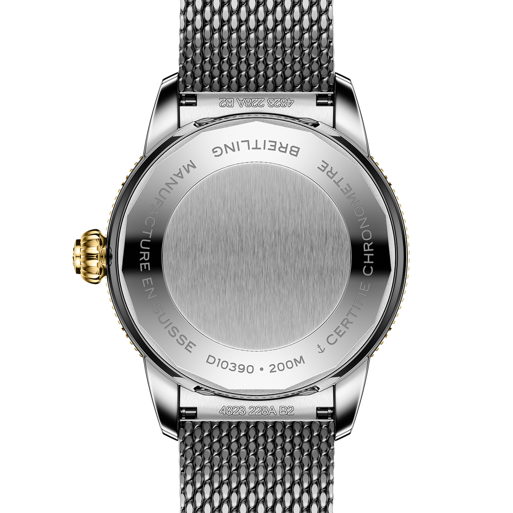Superocean Heritage Automatic Two-Tone 36mm - White on Bracelet