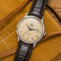 Bambino 38mm - Beige on Leather Strap