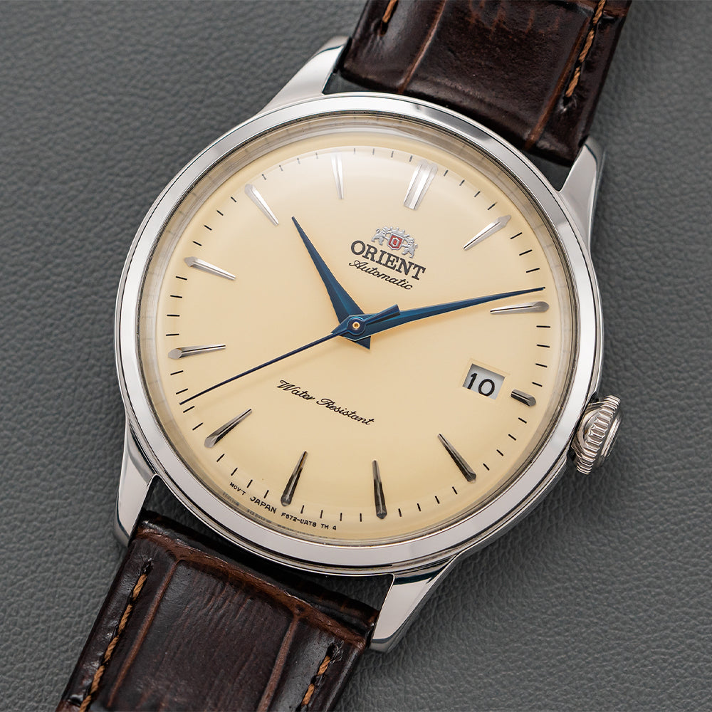 Bambino 38mm - Beige on Leather Strap