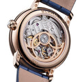 Ladybird Colors Moonphase Red Gold and Diamonds 34.9mm - White on Leather Strap