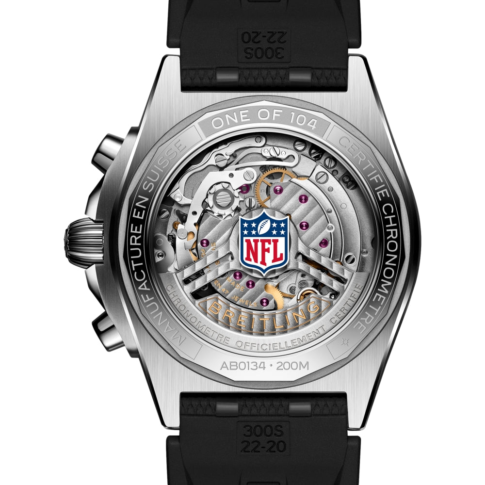Chronomat B01 NFL Cleveland Browns Limited Edition 42mm - Brown on Rubber Strap