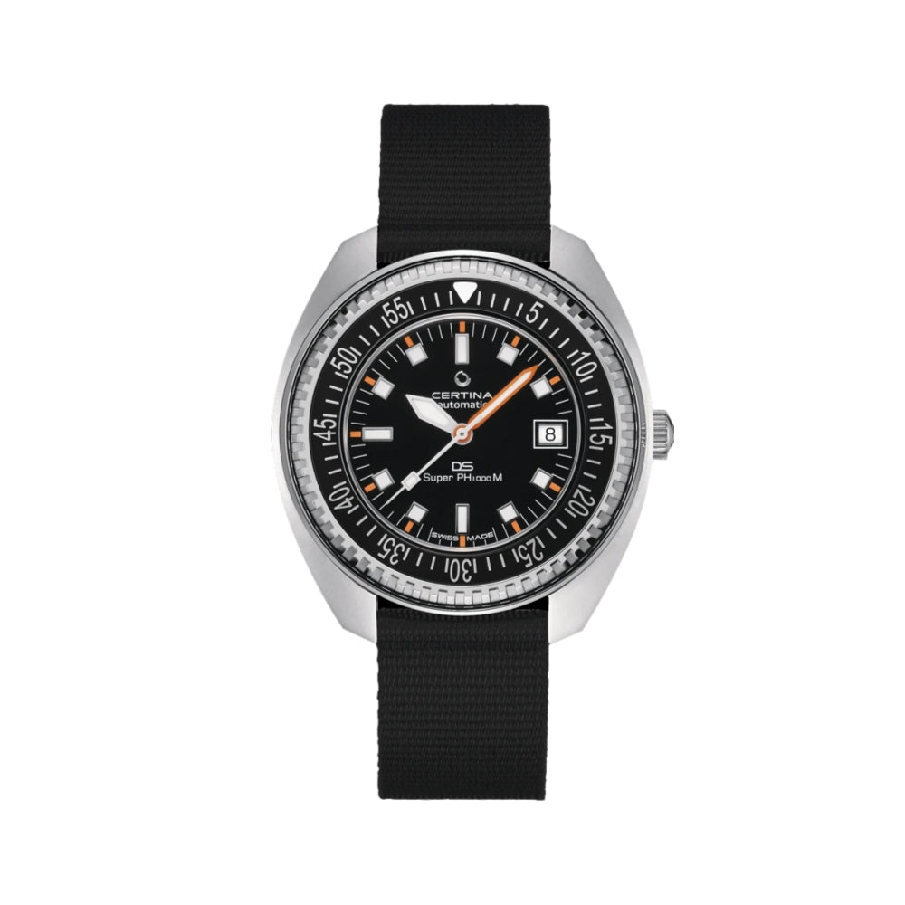 DS Super PH1000M 43.5mm - Black on Nylon Strap