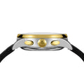 DS-1 Chrono Automatic Yellow PVD Two-Tone 42mm - Black on Leather Strap