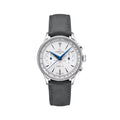 DS-1 Chrono Automatic 42mm - White on Leather Strap