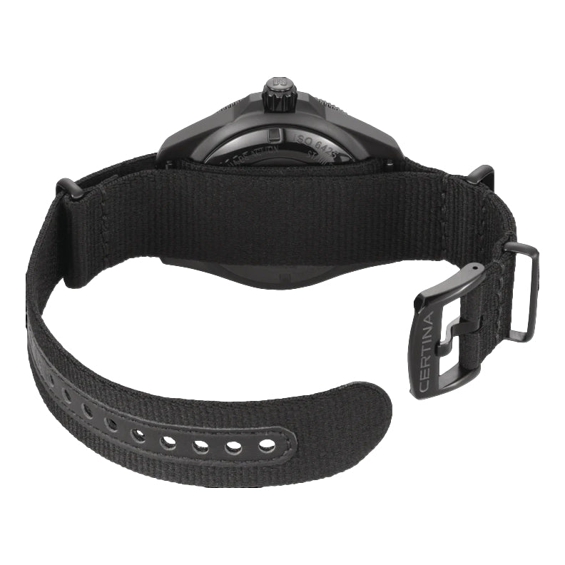 DS Action Diver Powermatic 80 Black PVD 43mm - Black on Bracelet