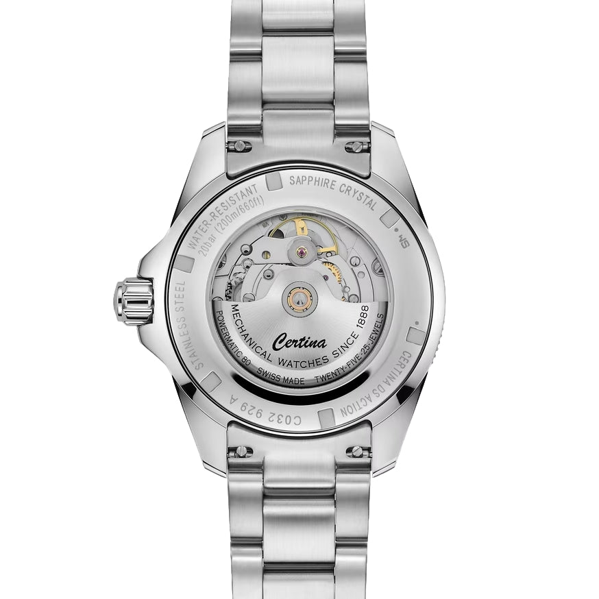 DS Action GMT Powermatic 80 41mm - Blue on Bracelet