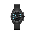 DS Action Chrono Quartz 42mm - Black, Blue Accents on Rubber Strap