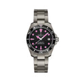 DS Action Diver “New DS Concept Extreme Shock Resistance” Titanium 38mm - Black, Pink Accents on Bracelet