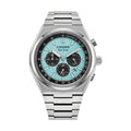 Zenshin Chrono Super Titanium 42.4mm - Blue on Bracelet