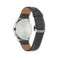 Rolan 40mm - Silver on Leather Strap
