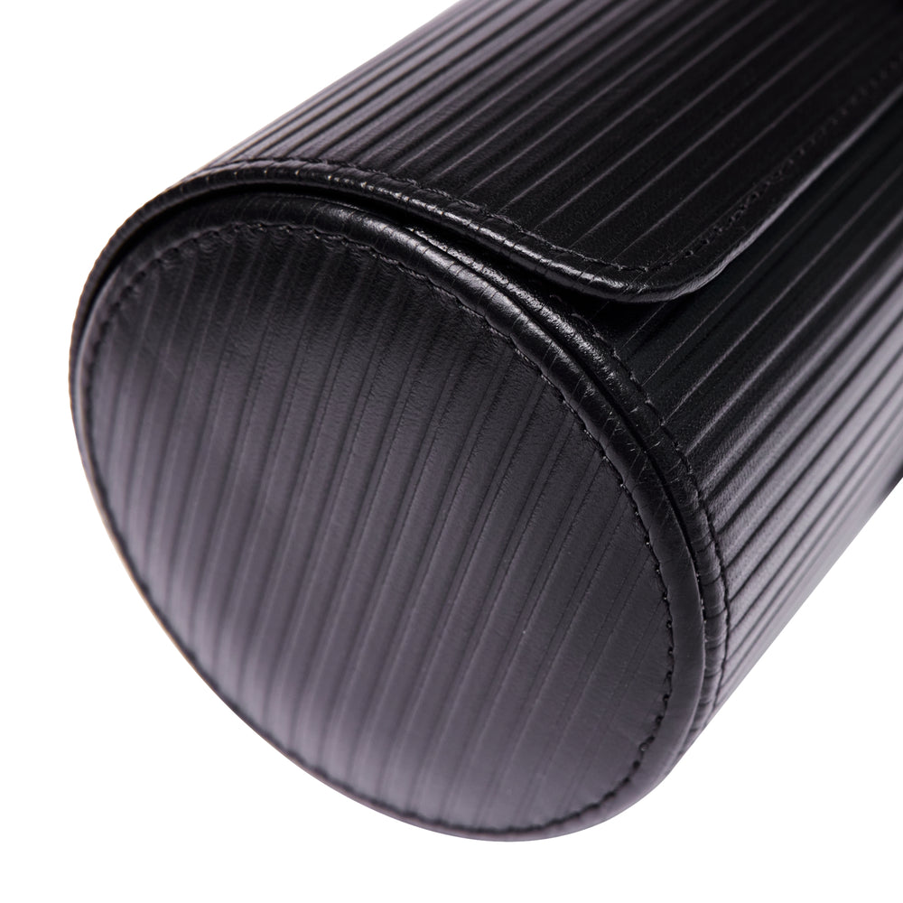 Nova Three Watch Roll - Black