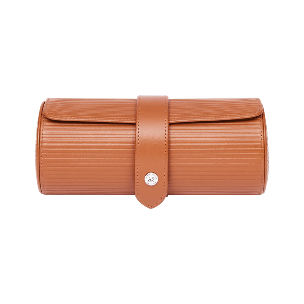 Nova Three Watch Roll - Tan