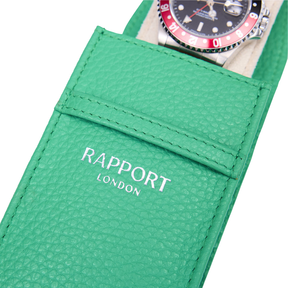 Portobello Single Watch Pouch - Green