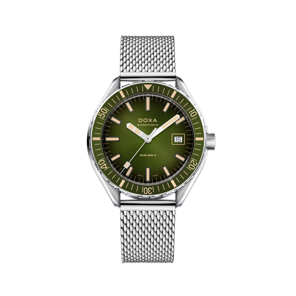 SUB 200 II Sea Emerald 44mm - Green on Mesh Bracelet