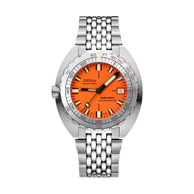 SUB 300T Aristera Professional 42.5mm - Orange on Bracelet