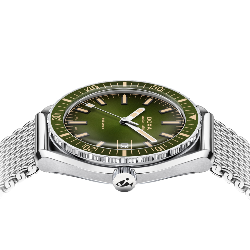 SUB 200 II Sea Emerald 44mm - Green on Mesh Bracelet