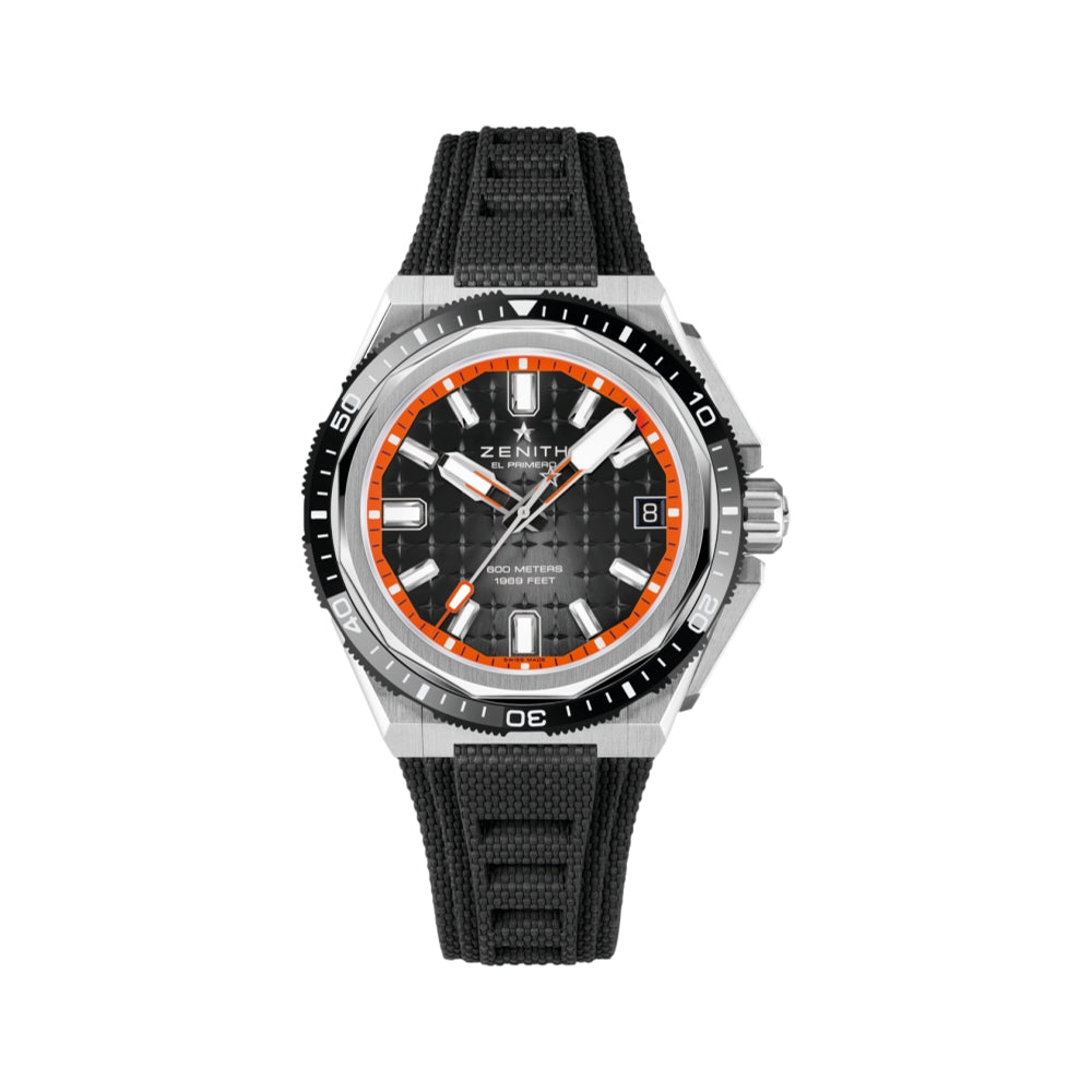 Defy Extreme Diver Titanium 42.5mm - Black on Bracelet