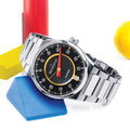 MeisterSinger X Alain Silberstein Limited Edition Kaenos Grand Date 40mm - Black on Bracelet