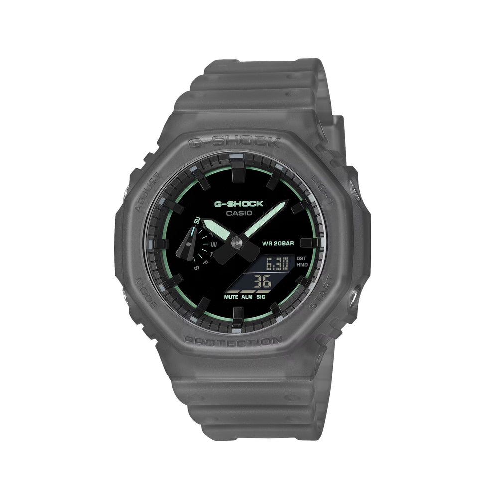 GA2100K-1A Grey - Black on Resin Band