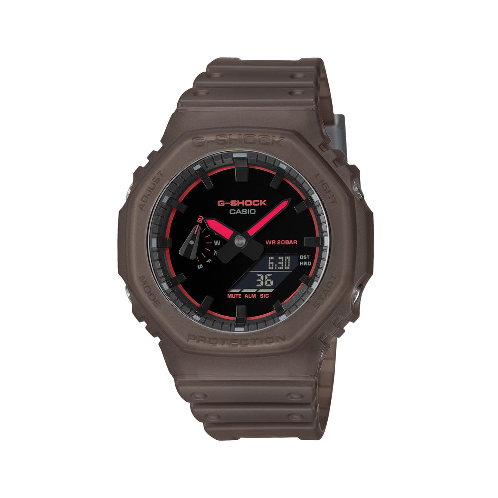 GA2100K-5A Brown - Black on Resin Band