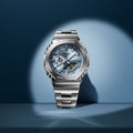 GM-2110D-2A G-Steel 44.4mm - Light Blue on Bracelet