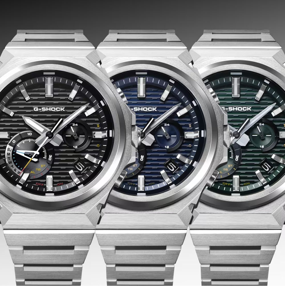 GST-B1000D-3A G-Steel 44.2mm - Green on Bracelet