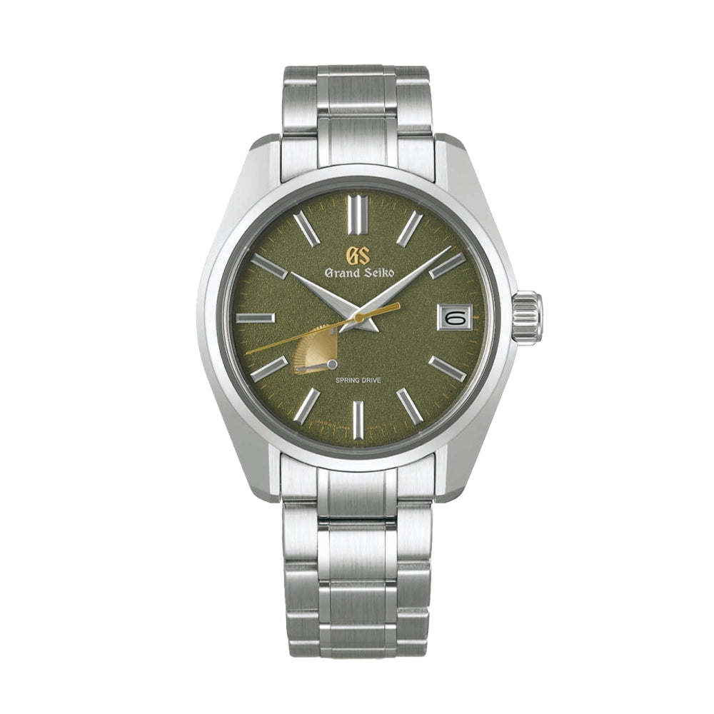 SBGA491 "Shingane" Heritage Spring Drive 40mm - Green on Bracelet