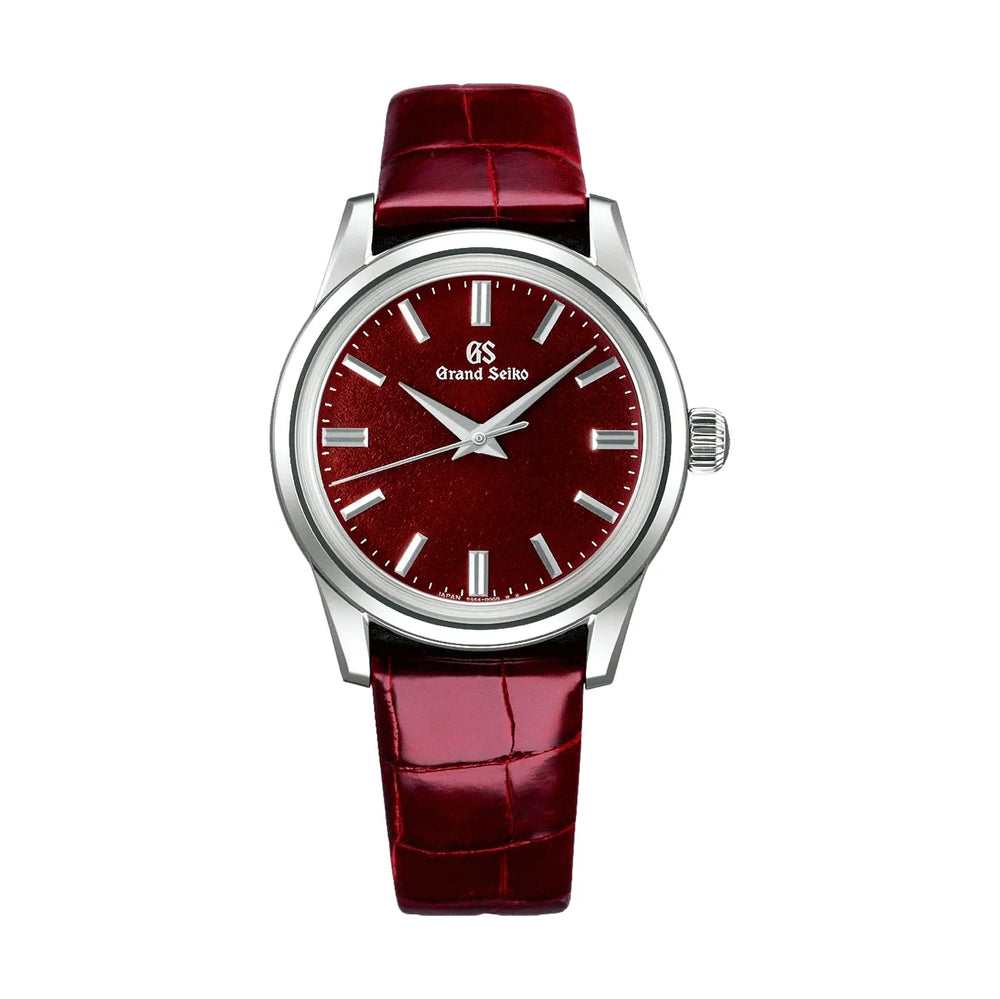 SBGW287 Elegance Mechanical 37.3mm - Red on Leather Strap