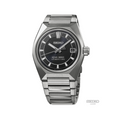 King Seiko VANAC 41mm black dial on bracelet with date window