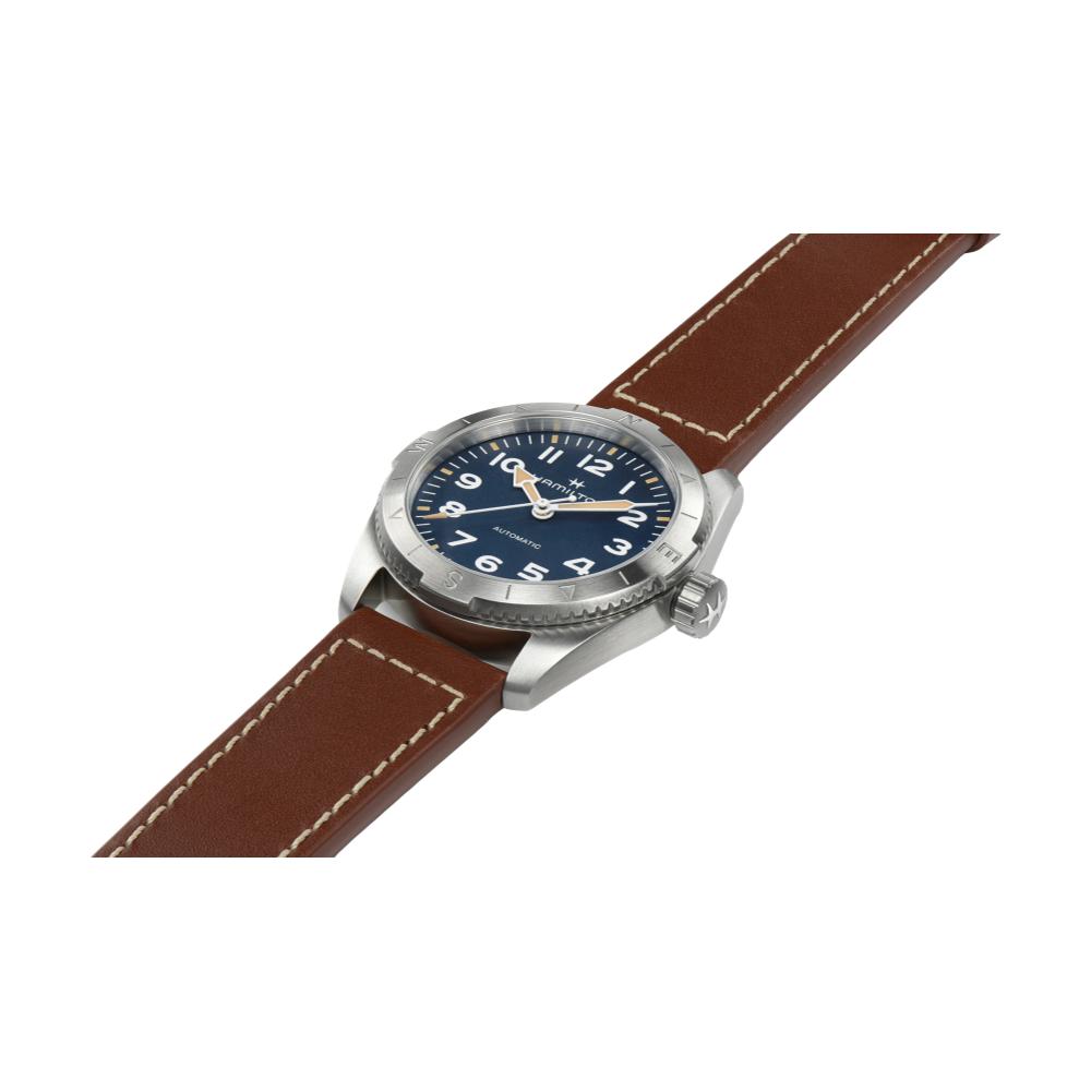 Khaki Expedition 37mm, Blue on Strap