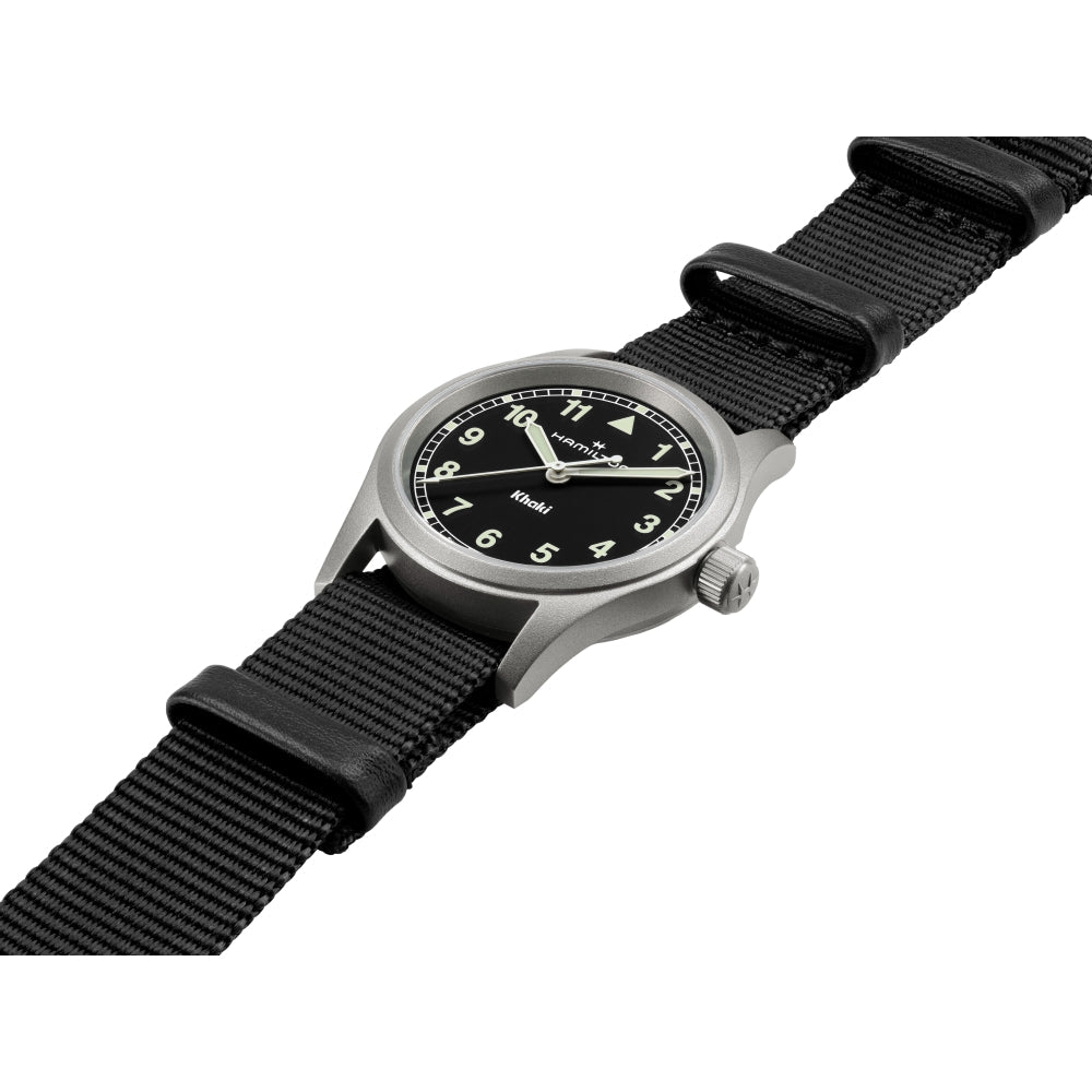 Khaki Field Quartz Black Dial, 33mm