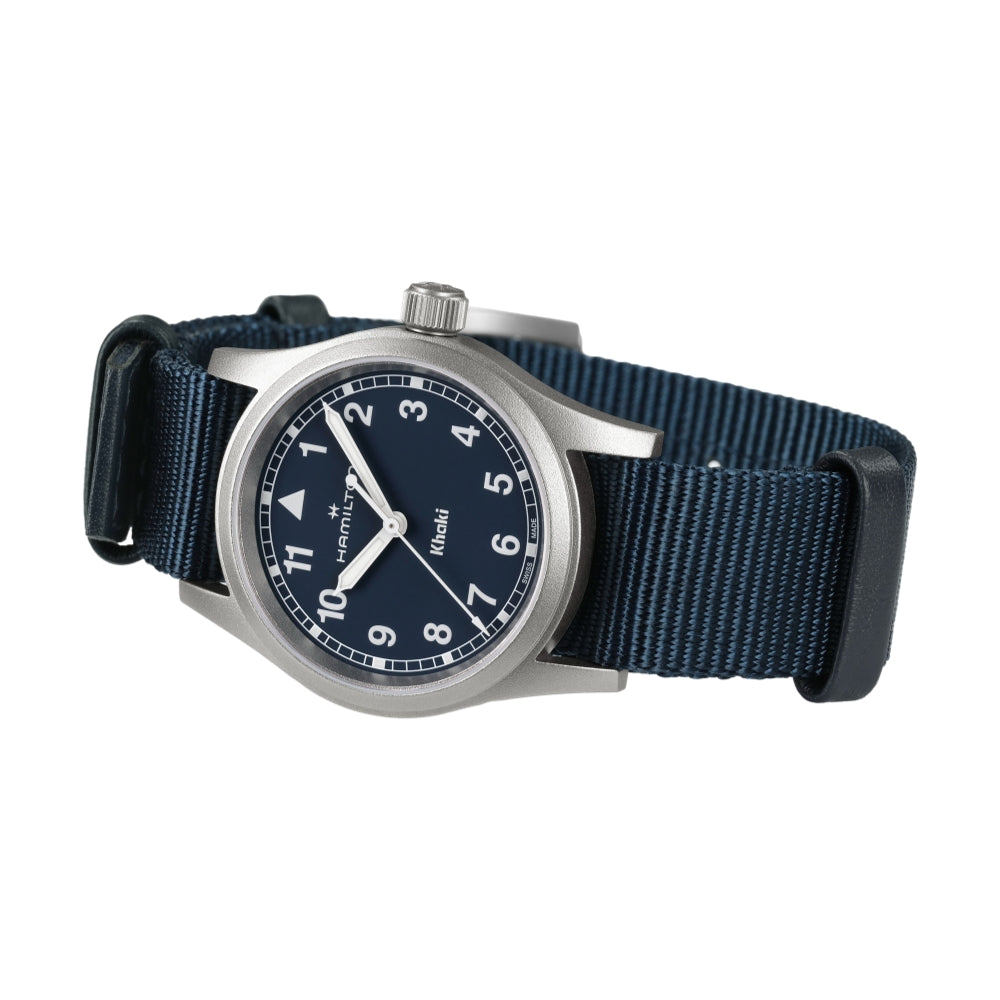 Khaki Field Quartz Blue Dial, 33mm