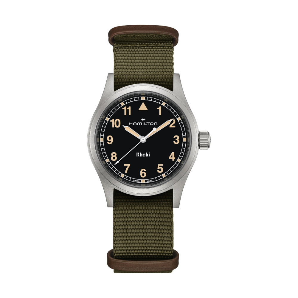 Khaki Field Quartz Black Dial, 38mm