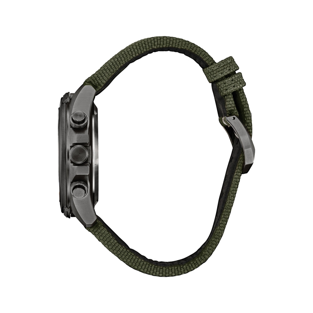 Promaster Land U822 Eco-Drive 43.9mm - Green on Fabric Strap