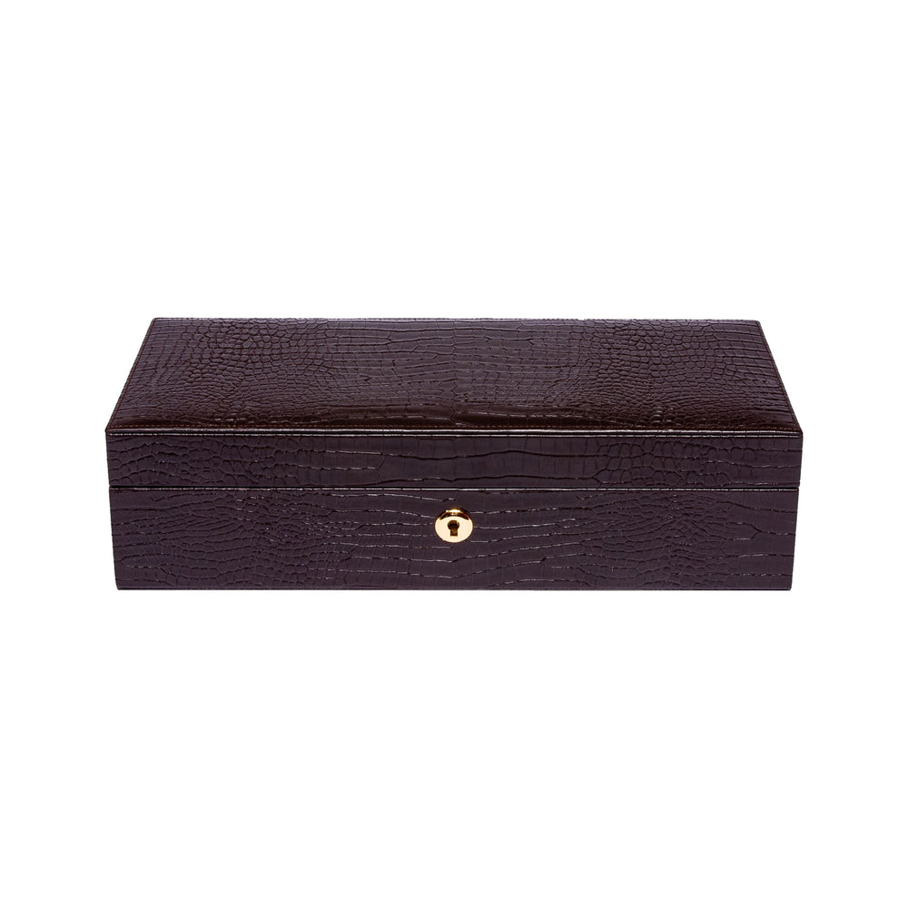 Brompton Five Watch Box - Brown