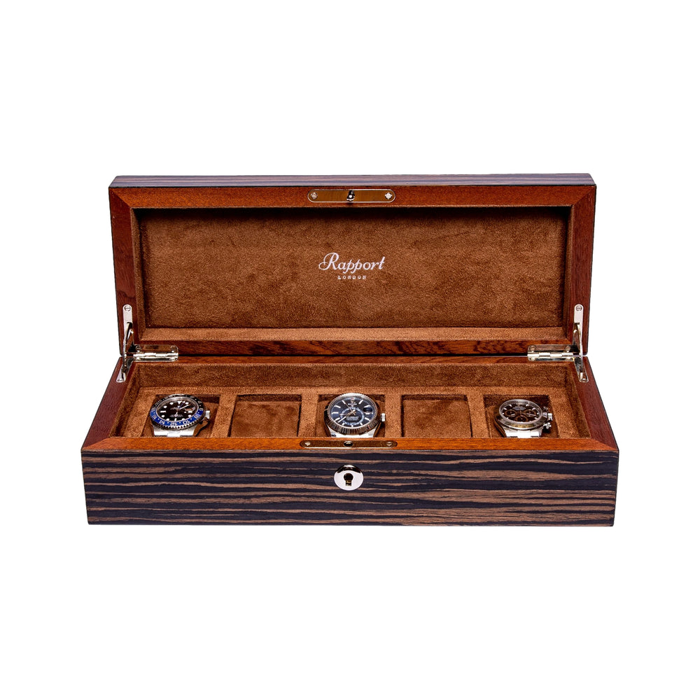 Heritage Five Watch Box - Macassar