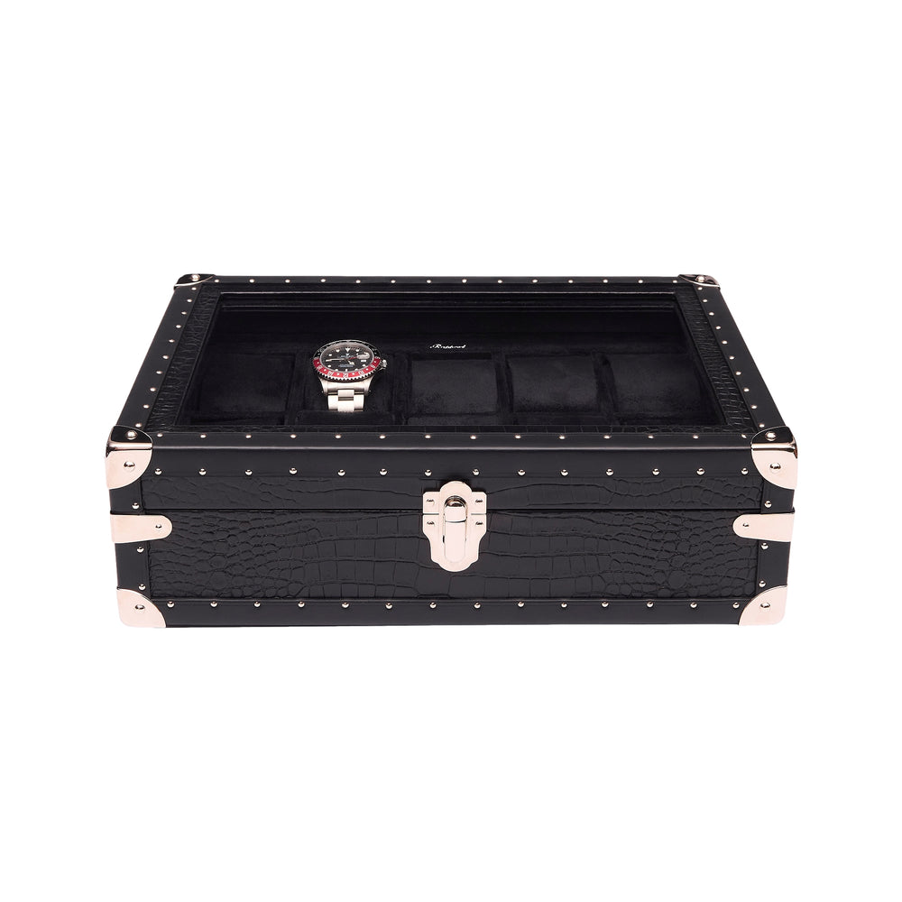 Brompton Optic Ten Watch Box - Black
