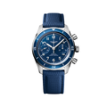 Spirit Pilot Flyback Chronograph 39.5mm - Blue on Rubber Strap