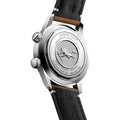 Legend Diver 39mm - Black on Leather Strap