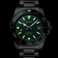 HydroConquest 39mm - Green on Bracelet