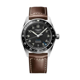Spirit Zulu Time 39mm - Black on Leather Strap