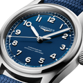 Spirit Pilot 39mm - Blue on Rubber Strap