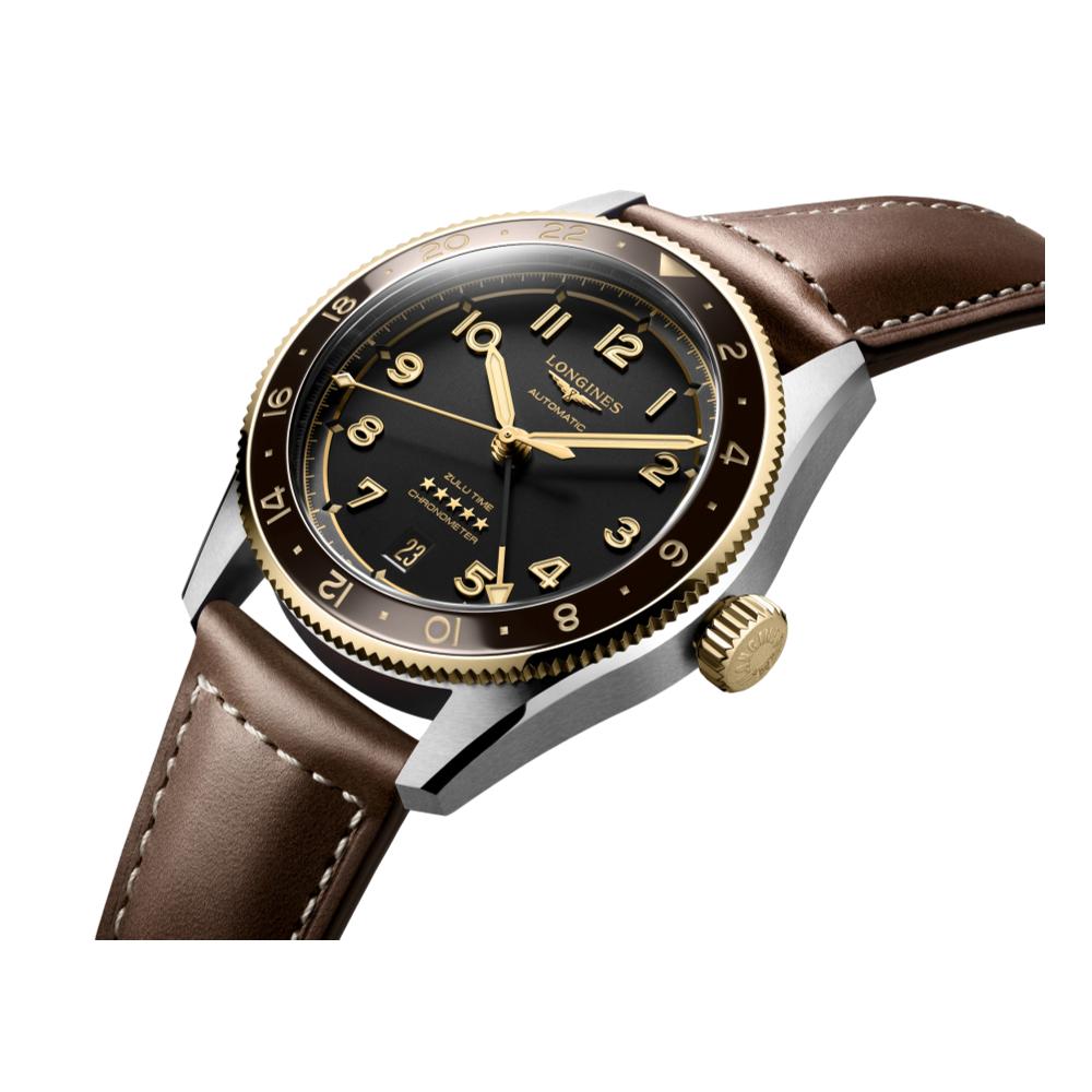 Spirit Zulu Time 39mm - Anthracite on Leather Strap