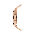 Multifort TV with Diamonds Rose Gold PVD 35mm - Brown on Bracelet