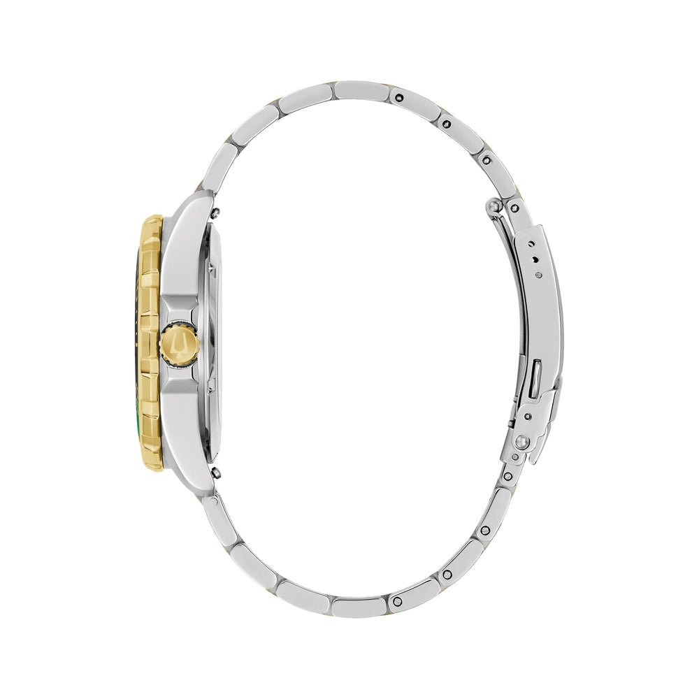 Marine Star Series B Two-Tone Gold-Tone 41mm - Green on Bracelet