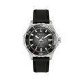 Marine Star Series B 41mm - Black on Rubber Strap