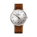 Neo Automatic 36mm - Silver on Cordovan Leather Strap
